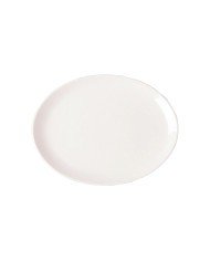 Dish oval ivory porcelain 32.3x23 cm Nano Rak