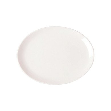 Dish oval ivory porcelain 32.3x23 cm Nano Rak