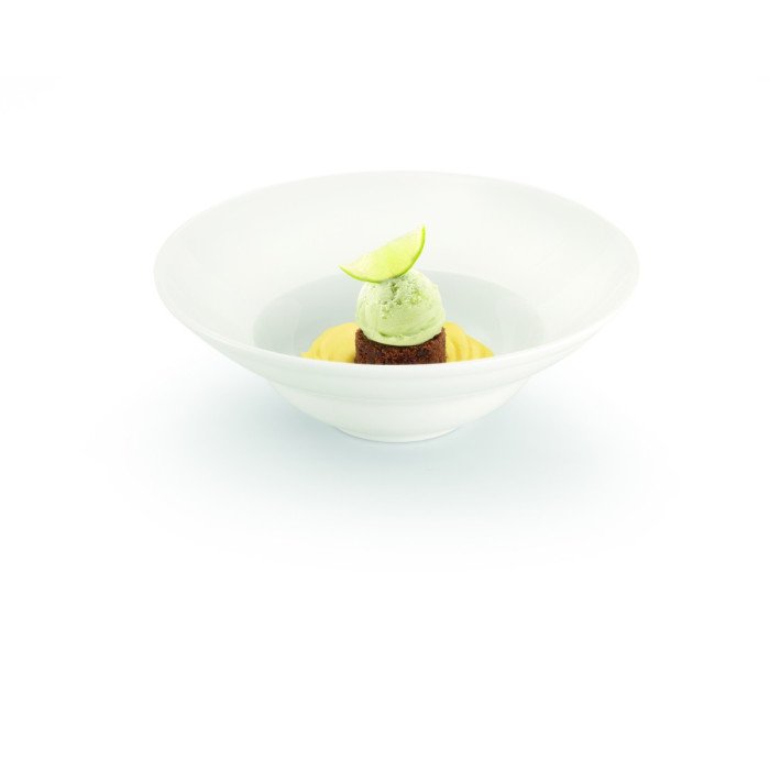 Extra deep plate round ivory glazed Ø 23 cm Classic Gourmet Rak