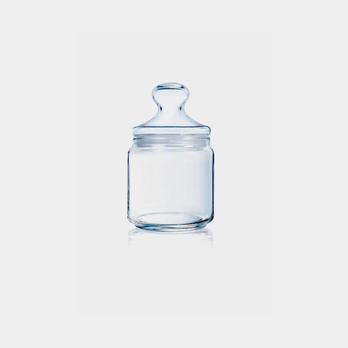 STORAGE JAR 0.75L WITH GLASS LID