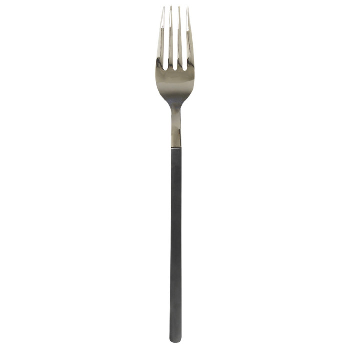 BLACK PVD TABLE FORK WITH BLACK PVD HANDLE AROMA  PRO MUNDI