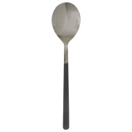 BLACK PVD COFFEE SPOON WITH BLACK PVD HANDLE AROMA  PRO MUNDI