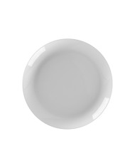 Flat coupe plate round ivory bone china Ø 26.8 cm Fedra Rak