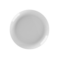 Flat coupe plate round ivory bone china Ø 26.8 cm Fedra Rak