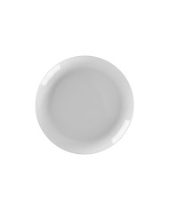 Flat coupe plate round ivory bone china Ø 28.6 cm Fedra Rak