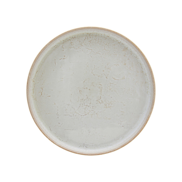 SAND FLAT PLATE D28CM STONEWARE ACCOLADE