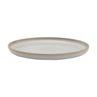 SAND FLAT PLATE D28CM STONEWARE ACCOLADE