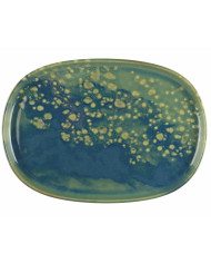 MAGIC OVAL PLATE L33 X W 22.5 CM STONEWARE ACCOLADE