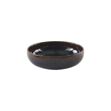 AMBER BOWL D16CM STONEWARE ACCOLADE