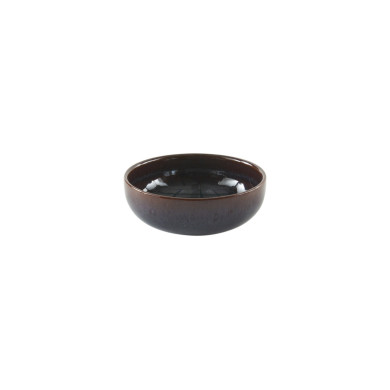 AMBER BOWL D12CM   STONEWARE ACCOLADE