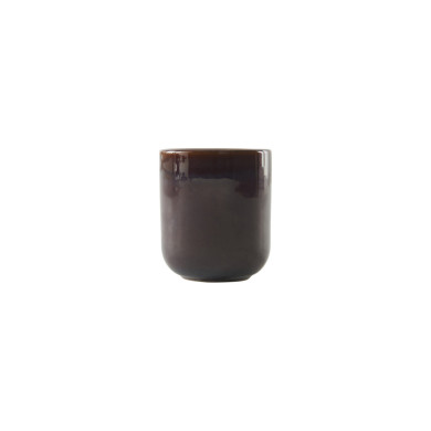 AMBER TUMBLER 9CL   STONEWARE ACCOLADE