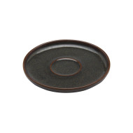 AMBER SAUCER 12CM   STONEWARE ACCOLADE