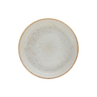 SAND DEEP COUPE PLATE D22CM STONEWARE ACCOLADE