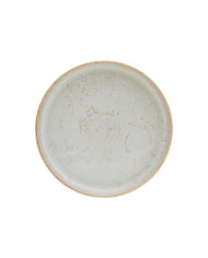 SAND FLAT PLATE D17CM STONEWARE ACCOLADE