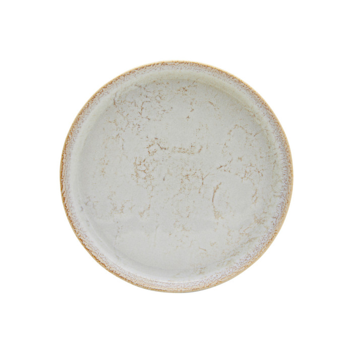 SAND FLAT PLATE D17CM STONEWARE ACCOLADE