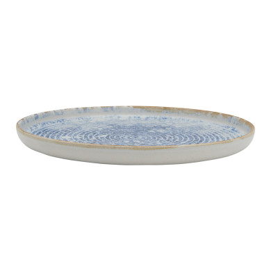 ICE FLAT PLATE D28CM STONEWARE ACCOLADE