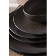 ENIGMA DEEP COUPE PLATE D22CM STONEWARE ACCOLADE