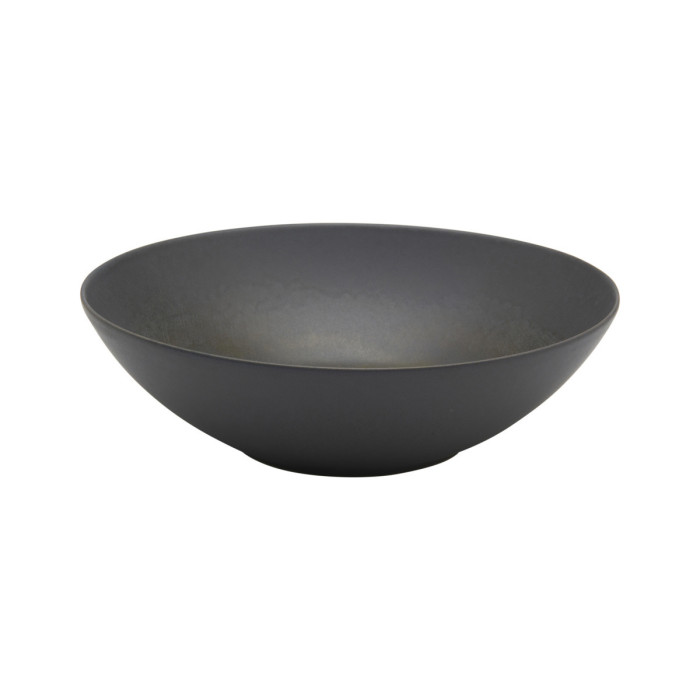 ENIGMA DEEP COUPE PLATE D24CM STONEWARE ACCOLADE