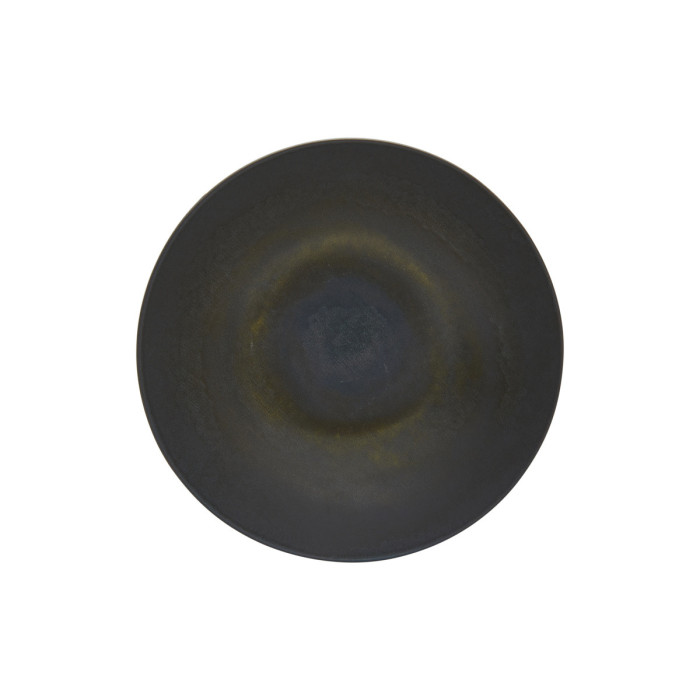 ENIGMA DEEP COUPE PLATE D24CM STONEWARE ACCOLADE