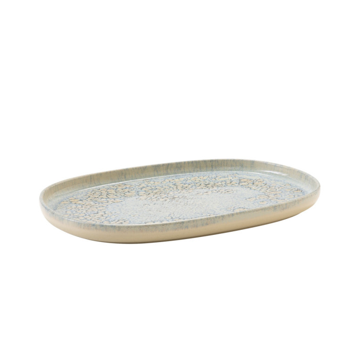 TROPIC OVAL PLATE L33 X W 22.5 CM STONEWARE ACCOLADE