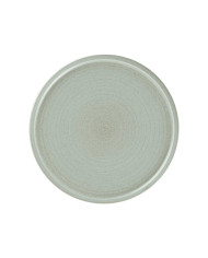 FLAT COUPE PLATE Ø28CM AQUA GREEN PORCELAIN SELVA RAK