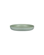 DEEP COUPE PLATE Ø16CM AQUA GREEN PORCELAIN SELVA RAK