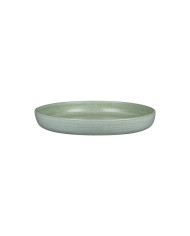 DEEP COUPE PLATE Ø20CM AQUA GREEN PORCELAIN SELVA RAK