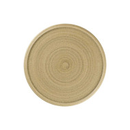 FLAT COUPE PLATE Ø24CM BEIGE PORCELAIN SELVA RAK