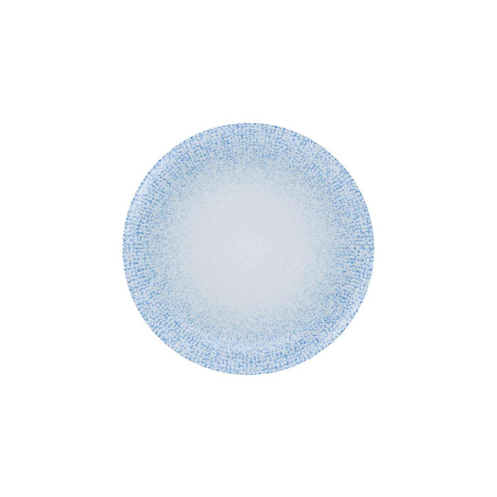 INTRICATE ROUND FLAT PLATE RIMLESS Ø21CM PORCELAIN DIGI RAK