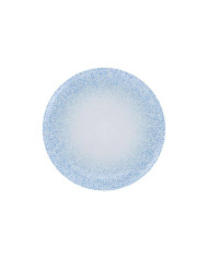 INTRICATE ROUND FLAT PLATE RIMLESS Ø24CM PORCELAIN DIGI RAK