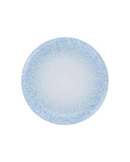 INTRICATE ROUND FLAT PLATE RIMLESS Ø27CM PORCELAIN DIGI RAK