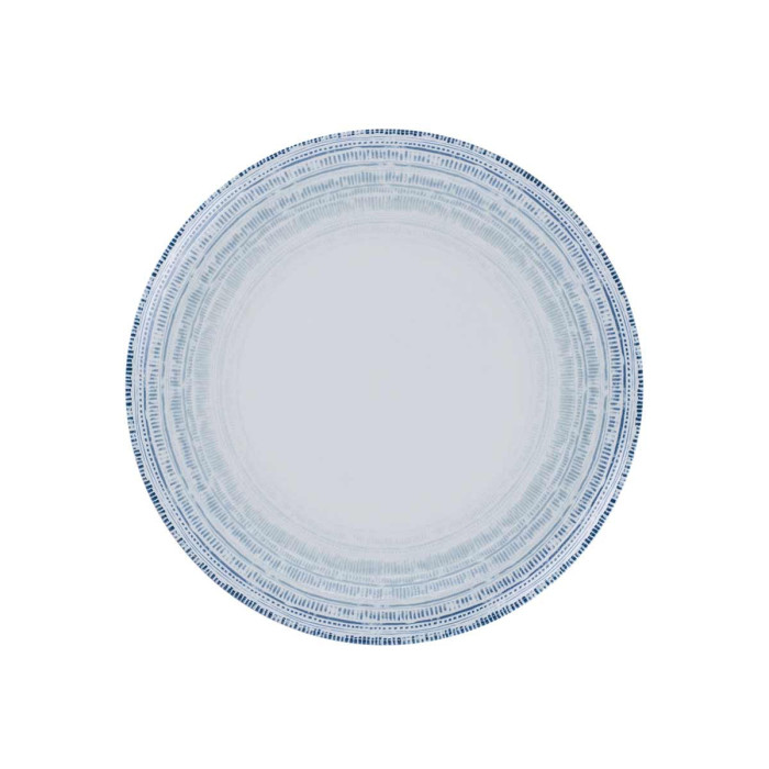 MIRAGE ROUND FLAT PLATE RIMLESS Ø27CM PORCELAIN DIGI RAK