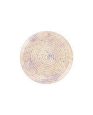 SAHARA ROUND FLAT PLATE RIMLESS Ø24CM PORCELAIN DIGI RAK