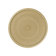 FLAT COUPE PLATE Ø28CM BEIGE PORCELAIN SELVA RAK