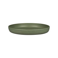 DEEP COUPE PLATE Ø24CM DARK GREEN PORCELAIN SELVA RAK