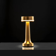 LUCIOLE LED WIRELESS TABLE LAMP GOLD 10-12HOURS ROSHA