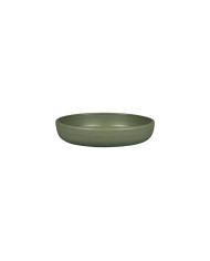 DEEP COUPE PLATE Ø20CM DARK GREEN PORCELAIN SELVA RAK