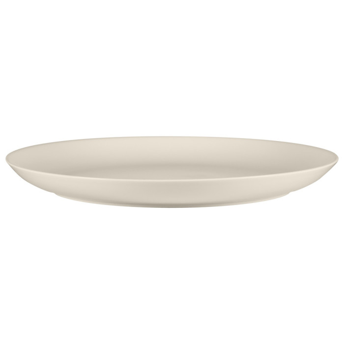 Flat coupe plate round ivory bone china Ø 26.8 cm Fedra Rak