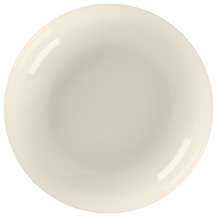 Deep coupe plate round ivory bone china Ø 22.9 cm Fedra Rak