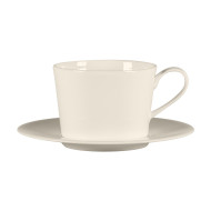 Coffee / tea cup round ivory bone china 23.7 cl  Fedra Rak