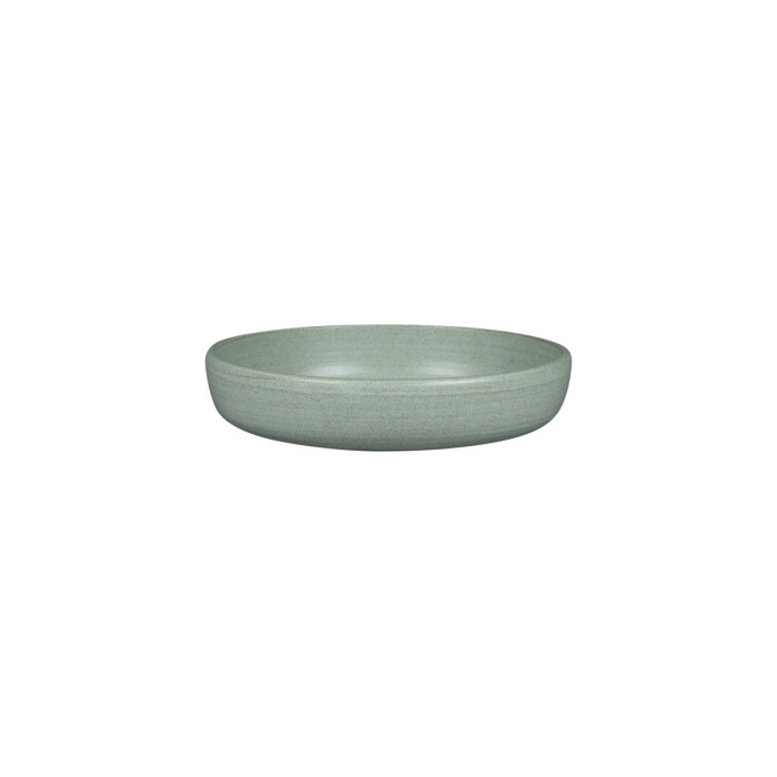 DEEP COUPE PLATE Ø20CM AQUA GREEN PORCELAIN SELVA RAK