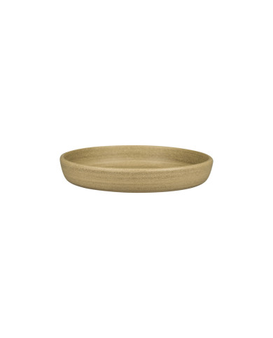 DEEP COUPE PLATE Ø24CM BEIGE PORCELAIN SELVA RAK