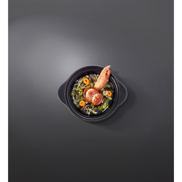 Lid for oval platter oval grey glazed Ø 37 cm Chefs Fusion Rak