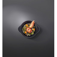 Lid for oval platter oval grey glazed Ø 37 cm Chefs Fusion Rak