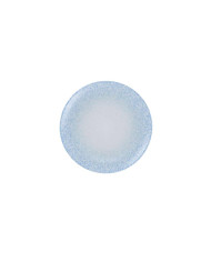 INTRICATE ROUND FLAT PLATE RIMLESS Ø15CM PORCELAIN DIGI RAK