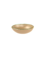 BOWL ANTIQUE GOLD D7.5XH2.3CM MGS