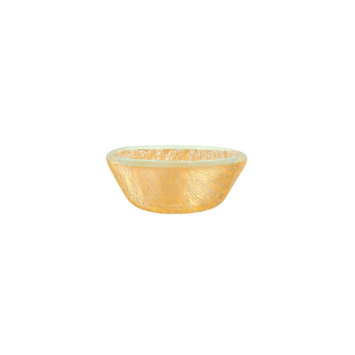 DESSERT CUP CRACKLED MATTE GOLD D9XH3.5CM MGS