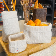 PAMPA ECRU BAGUETTE BUFFET BASKET L15XW25XH15CM SOLOLYS