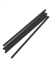 PAPER STRAWS BLACK D0.6XL19.7CM PACK OF 250 EARTH ESSENTIALS