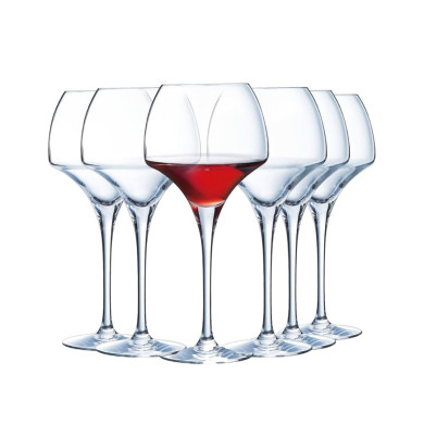 Buy 12 pcs Open Up 40cl Wineglass Get 75cl Decanter Free